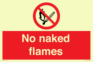 No naked flames